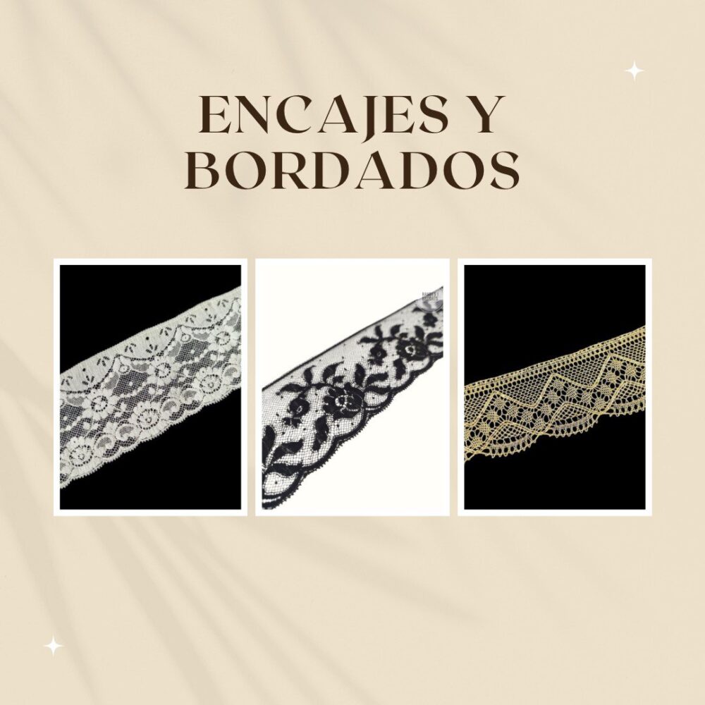 encajes y bordados